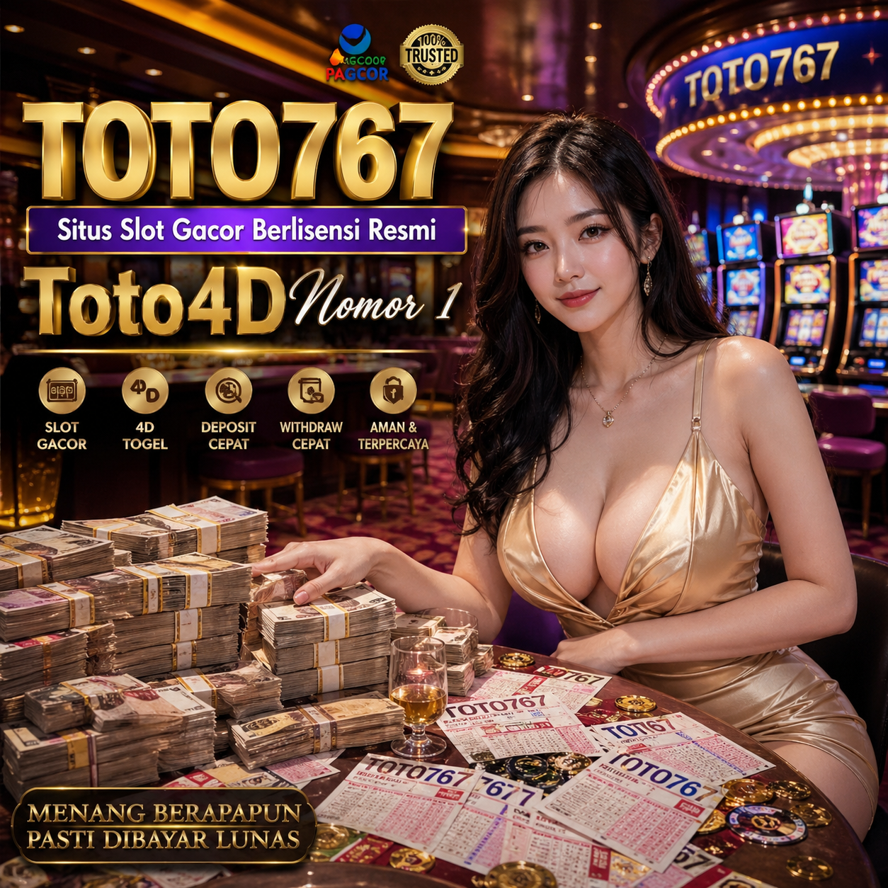 TOTO767 𖤍 TOTO 767 Link Depo Situs Slot Gacor Hari Ini Gampang Menang Maxwin image 1